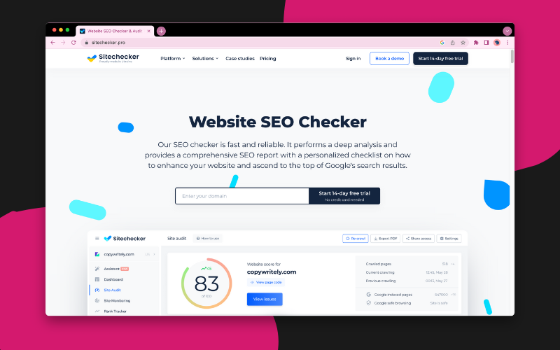 Free SEO Tools - Sitechecker