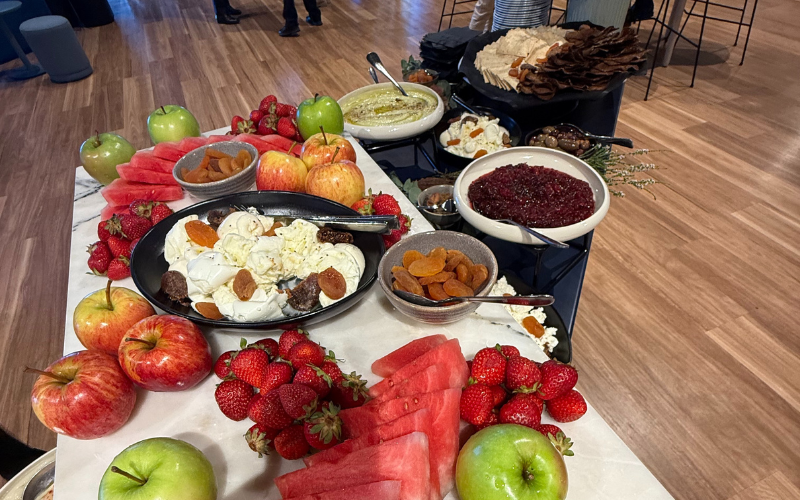 Australian Open Reserved Suite Experience - food display